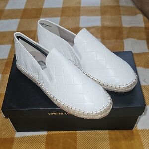 NIB Lulus White Lakelyn Espadrilles Size 7.5